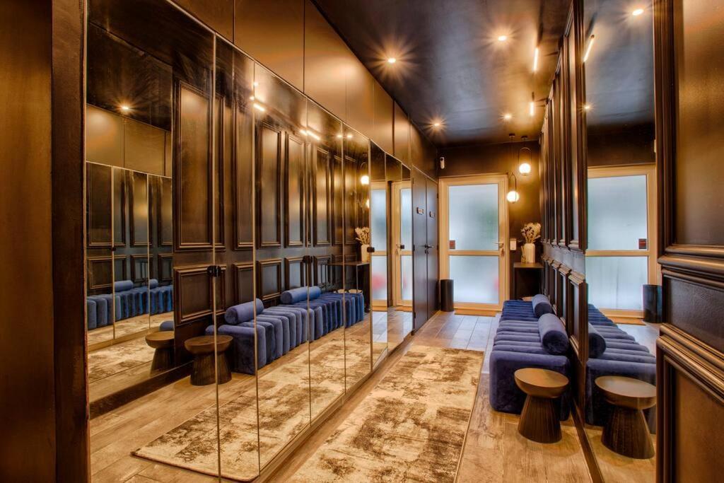 Deauville Luxury Blue Loft - Sauna And Inside Pool ทรูวิลล์-ซูร์-แมร์ ภายนอก รูปภาพ