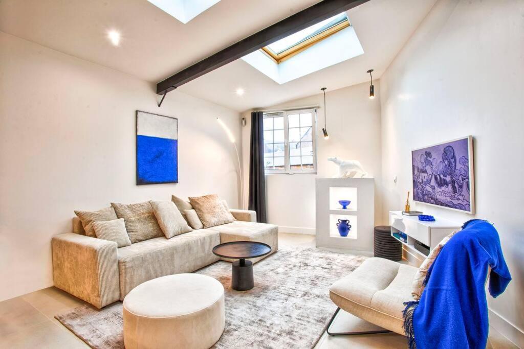 Deauville Luxury Blue Loft - Sauna And Inside Pool ทรูวิลล์-ซูร์-แมร์ ภายนอก รูปภาพ