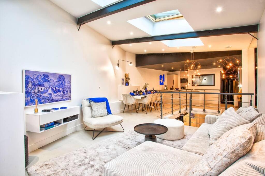 Deauville Luxury Blue Loft - Sauna And Inside Pool ทรูวิลล์-ซูร์-แมร์ ภายนอก รูปภาพ